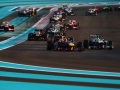 during the Abu Dhabi Formula One Grand Prix at the Yas Marina Circuit on November 3, 2013 in Abu Dhabi, United Arab Emirates.