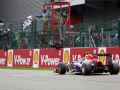 during the Belgian Grand Prix at Circuit de Spa-Francorchamps on August 25, 2013 in Spa, Belgium.