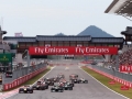 during the Korean Formula One Grand Prix at Korea International Circuit on October 6, 2013 in Yeongam-gun, South Korea.