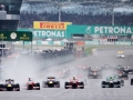 during the Malaysian Formula One Grand Prix at the Sepang Circuit on March 24, 2013 in Kuala Lumpur, Malaysia.