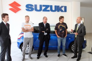 Consegna di Suzuki Swift ai fuoriclasse Granata:Giampiero Ventura, Kamil Glik e Alessio Cerci al concessionario AutoGroup di Torino