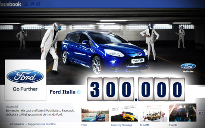 300mila fan per Ford Italia su Facebook