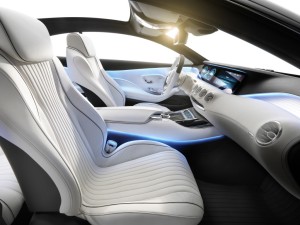 Concept S-Class Coupé; color: alubeam silver; interior: leather white; 2013