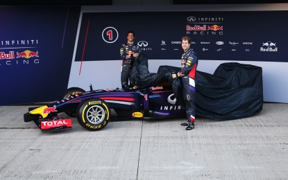 Ecco la RB10 di Vettel e Ricciardo