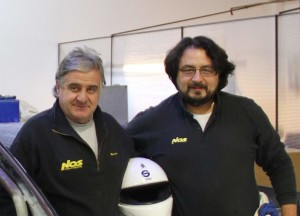 Da sx il team manager Massimo Poli e il pilota Gianluca Dragani_2