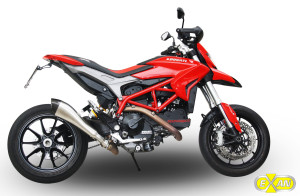 EXAN - DUCATI HYPERMOTARD 821 - X-Black Evo inox