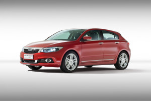 World Premiere Qoros 3 Hatch - front quarter