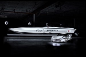 Mercedes-AMG und das Cigarette Racing Team präsentieren zwei visionäre Supersportkonzepte. // Mercedes-AMG and Cigarette Racing Team present two visionary super sports concepts.