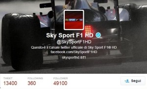 F1 HD su Twitter