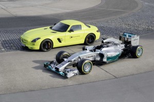 Efficiency equals performance - as F1 has to make drastic steps in improving efficiency, so does the Mercedes-Benz production car development