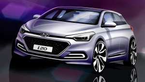 Rendering Nuova Generazione Hyundai i20_vista anteriore