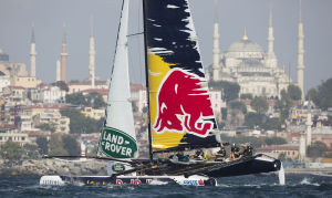 The Extreme sailing Series 2014. Act 6. Istanbul. Turkey. Credit Lloyd Images