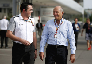 Eric Boullier and Ron Dennis.