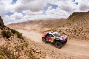 Stephane Peterhansel  races during the 10th stage of Rally Dakar 2015 from Calama, Chile to Salta, Argentina on January 14th, 2015