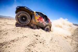 Stephane Peterhansel  races during the 5th stage of Rally Dakar 2015 from  Copiapo to Antofagasta, Chile on January 9th, 2015