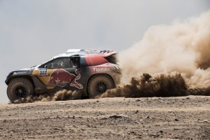 Cyril Despres races during stage 5 of Rally Dakar 2015 from Copiapo to Antafagosa on January 8th, 2015