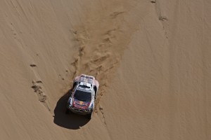 Stephane Peterhansel, Jean Paul Cottret perform during the 4th stage of Rally Dakar 2015 from Chilecito, Argentina to Copiapo, Chile, on January 7th, 2015  Peugeot returns to Dakar 2015  // François Flamand/ DPPI/ Red Bull Content Pool // P-20150109-00249 // Usage for editorial use only // Please go to www.redbullcontentpool.com for further information. //