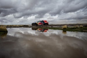 Cyril Despres races during the 7th stage of Rally Dakar 2015 from Iquique, Chile to Uyuni, Bolivia on January 10th, 2015