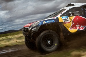 Stephane Peterhansel races during the 7th stage of Rally Dakar 2015 from Iquique, Chile to Uyuni, Bolivia on January 10th, 2015