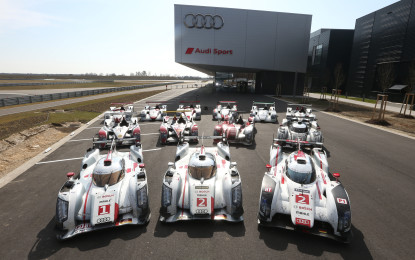 Audi: insieme per la prima volta 13 vincitrici di Le Mans