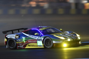 Davide Rigon al volante della Ferrari 458