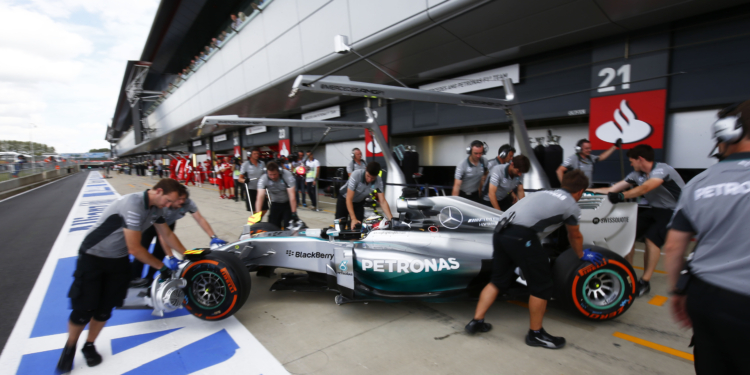 2014 Formula One British Grand Prix, Silverstone International Race Circuit, Towcester, Northampton, Great Britain, 3rd - 5th July 2014. 
Lewis Hamilton, Mercedes AMG, Portrait, 
World Copyright: © Andrew Hone Photographer 2014.
Ref:  _ONZ0679