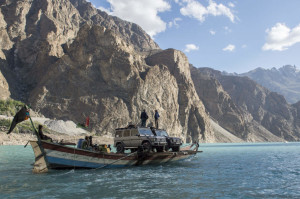 Expedition to K2. Driving on two Mercedes Benz cars G500 from Switzerland to Pakistan.China-Pakistan.Attaabad Lake.Upper Hunza.Hunza valley