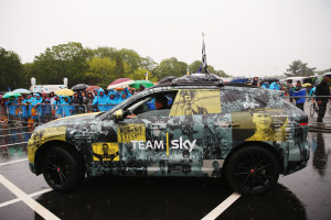 Chris Froome and Jaguar Celebrate Tour de France victory