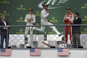 GP USA F1/2015 podio