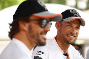 Fernando Alonso and Jenson Button.