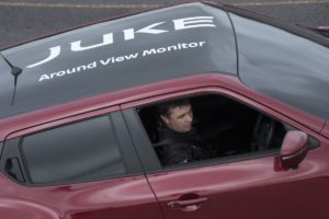 Nissan Juke uses onboard cameras to set world-first 'blind' J-turn record