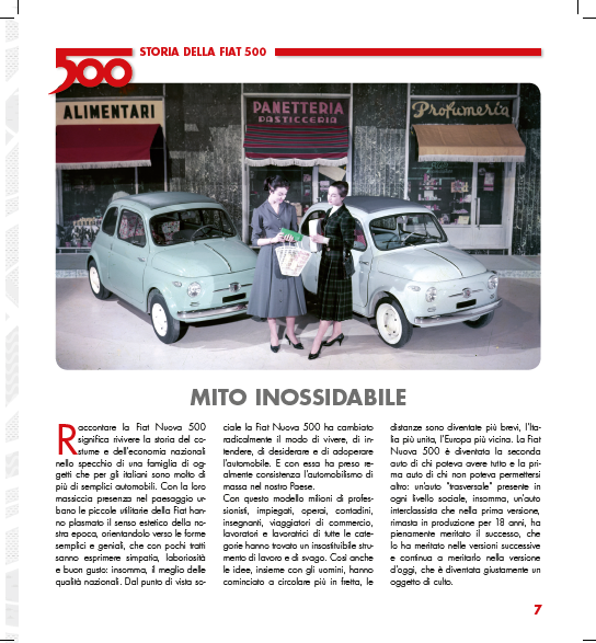 Costruisci il modello della mitica FIAT 500 - Hachette Fascicoli