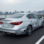 Nissan fully autonomous prototype technology on streets of Tokyo