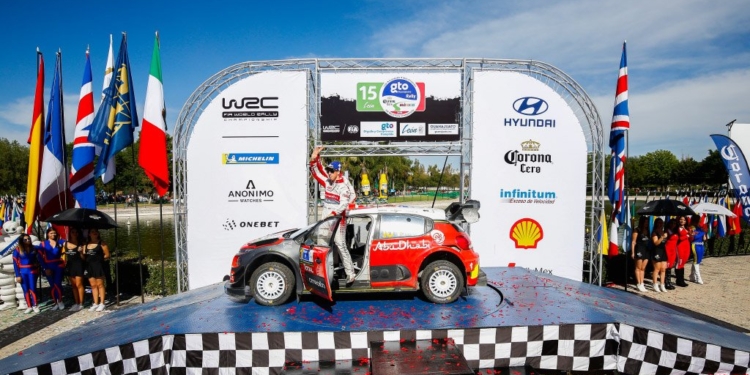 C3 WRC podio messico