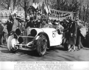 Mille Miglia 1931: Der spätere Sieger Rudolf Caracciola