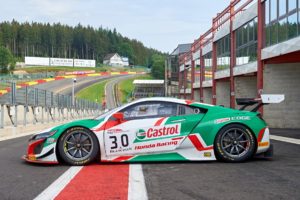 Riccardo Patrese and Loic Depailler in the NSX GT3 at Spa 24 Hours