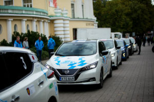 Nissan LEAF powers marathon across Europe