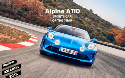Alpine A110 Sportiva dell’Anno secondo BBC Top Gear