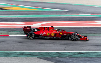 Vettel conclude il primo test con altri 134 giri