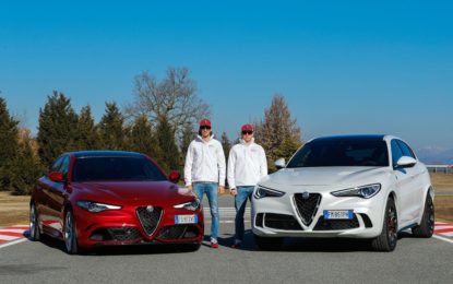 Raikkonen e Giovinazzi alla scoperta del mondo Alfa Romeo