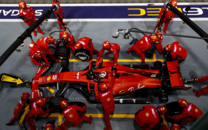 A Singapore strategia determinante per la vittoria di Vettel