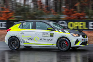 Opel Corsa-e Rallye, Testfahrten in Dudenhofen (Dez. 2019)