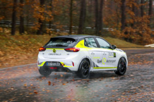 Opel Corsa-e Rallye, Testfahrten in Dudenhofen (Dez. 2019)