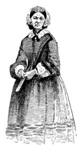 Florence Nightingale, vintage illustration