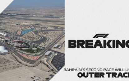 Bahrain: il Sakhir Grand Prix si correrà sulla “pista esterna”