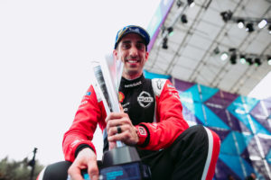 Nissan Formula E Driver Sebastien Buemi scores a podium in Mexic