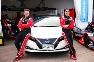 Nissan Formula E Drivers Oliver Rowland and Sebastien Buemi with