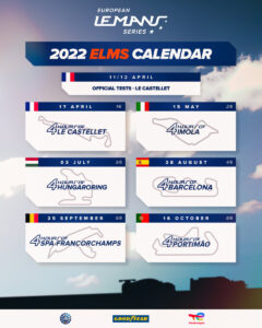 ELMS calendario 2022