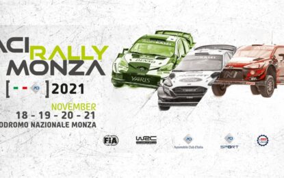 WRC: in vendita i biglietti per il FORUM8 ACI Rally Monza