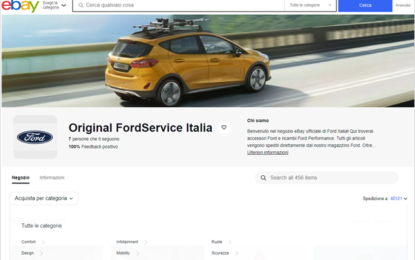 Il Negozio eBay del Ford Service apre anche in Italia